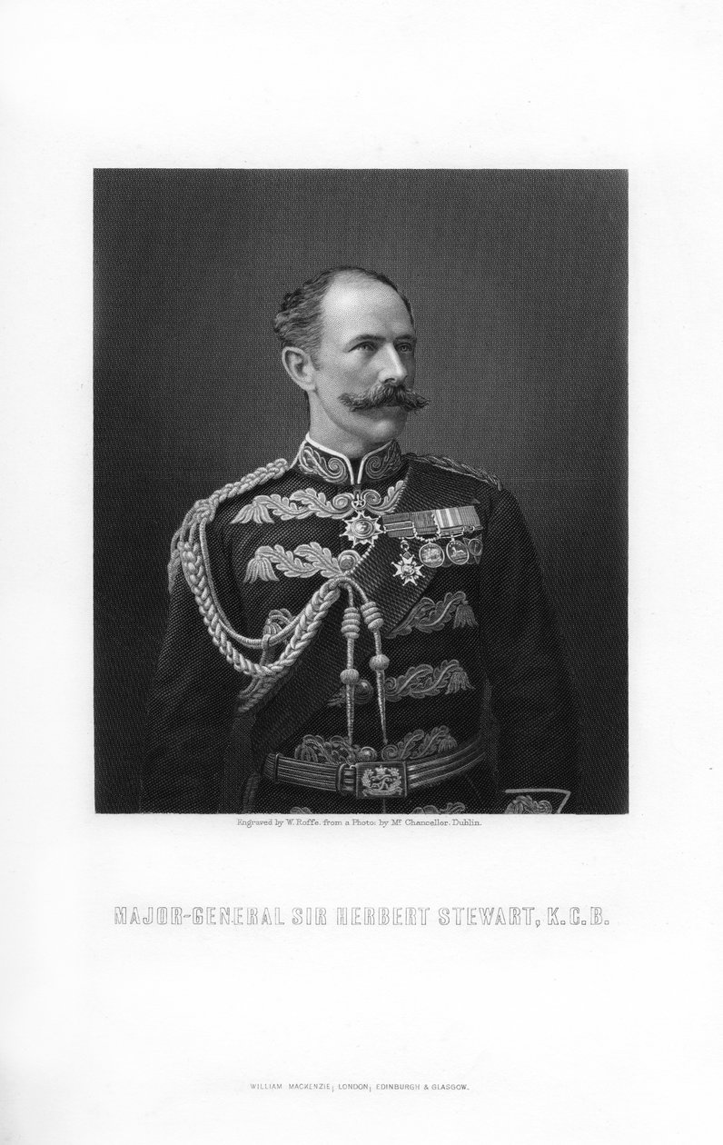 英国士兵赫伯特·斯图尔特爵士，1893年。 作者 威廉·罗夫