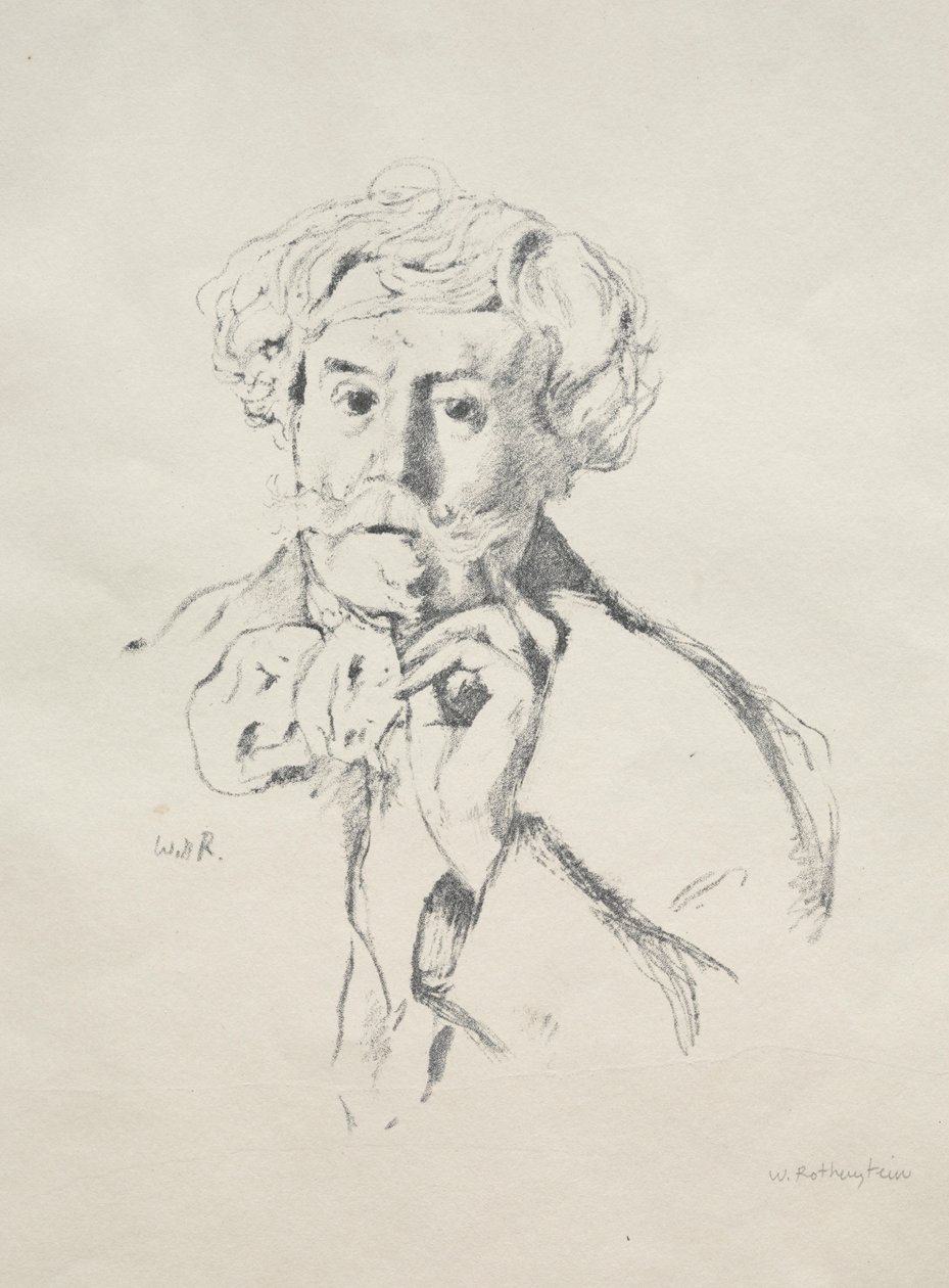 埃德蒙·德·冈古特（Edmond de Goncourt），1897年。 作者 威廉·罗森斯坦