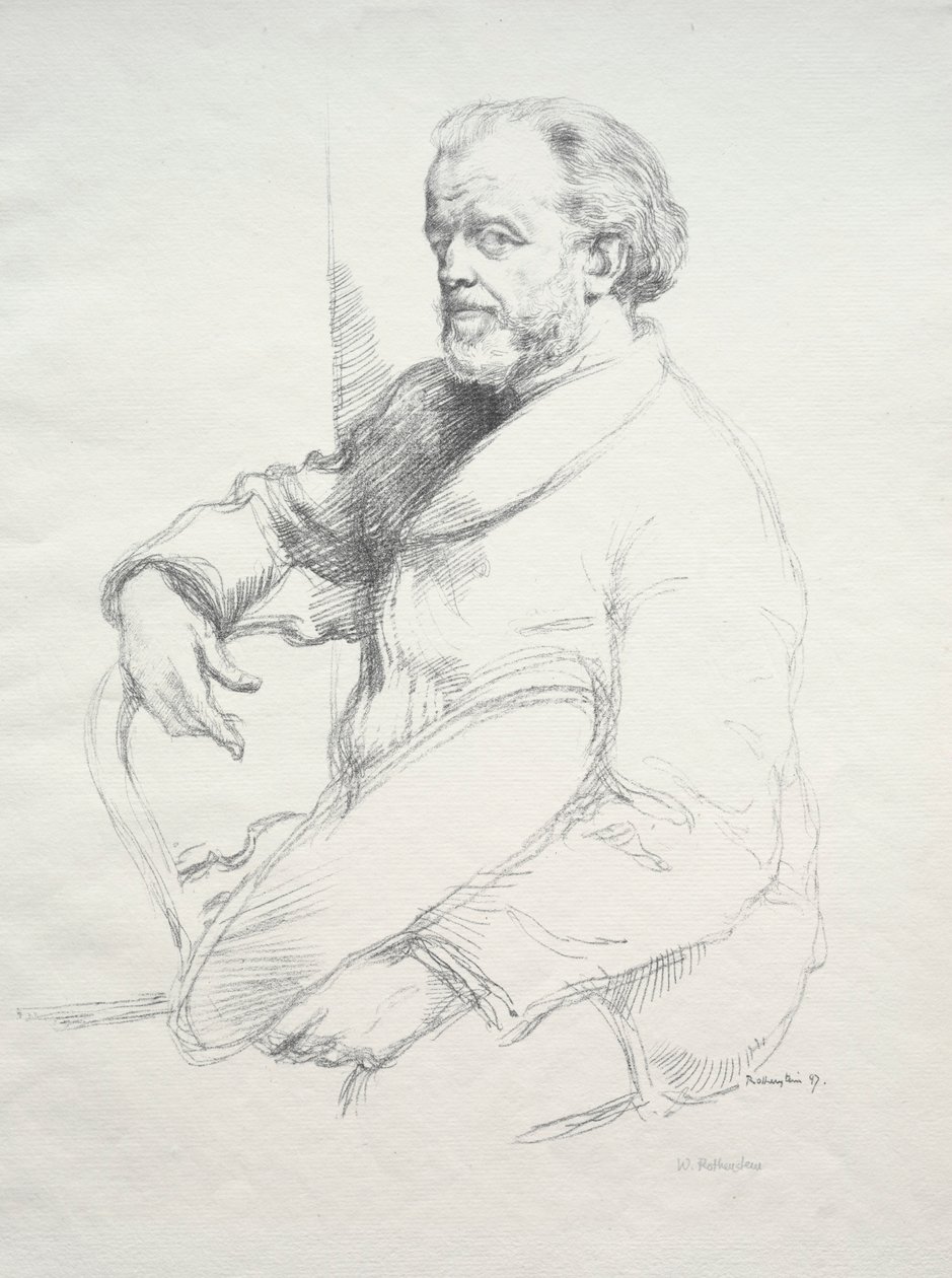亨利·范汀·拉图尔（Henri Fantin-Latour），1897年。 作者 威廉·罗森斯坦