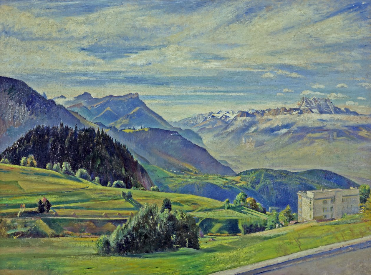 Le Dent du Midi from Leysin, Switzerland (oil on canvas)   1413073   zh       chinese Successfully Translated  Original: The Austro-Hungarian army withdrawing from Serbian front, December 3 Translat: The Austro-Hungarian army withdrawing from Serbian front 作者 威廉·罗森斯坦