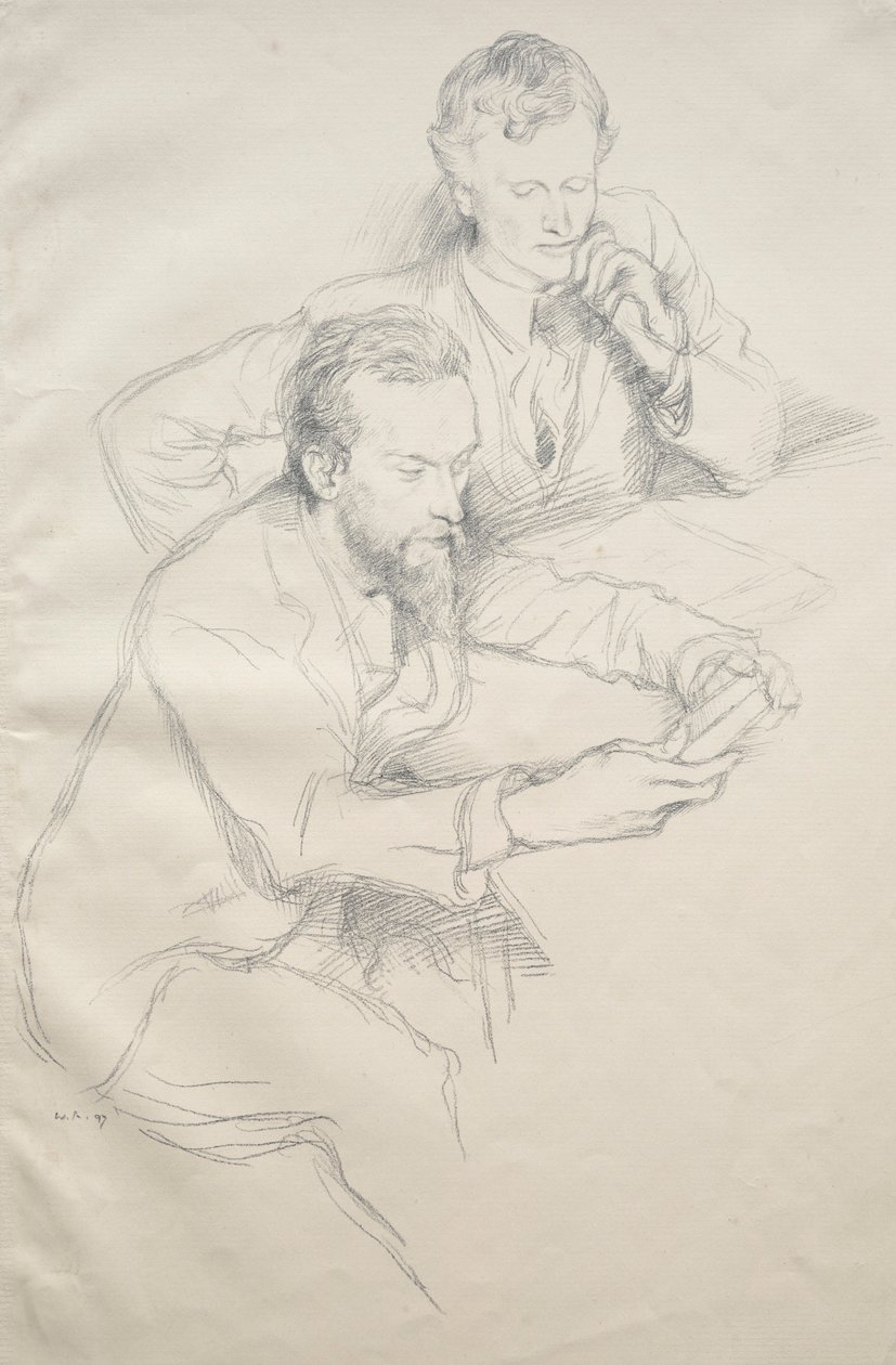 里基茨和香农，1897年。 作者 威廉·罗森斯坦