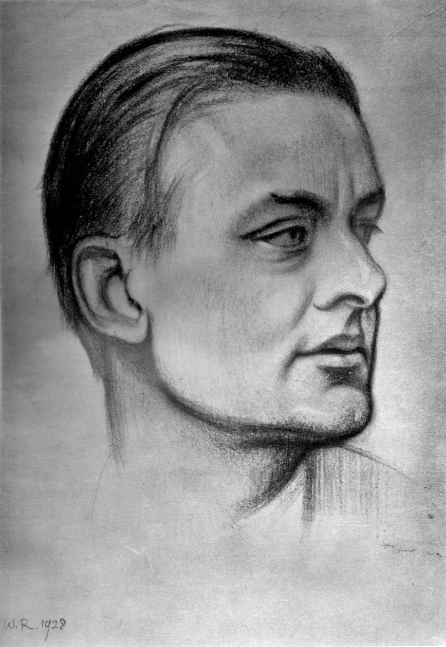 TS艾略特（TS Eliot），美国出生的英国诗人戏剧家和评论家，1933年 作者 威廉·罗森斯坦