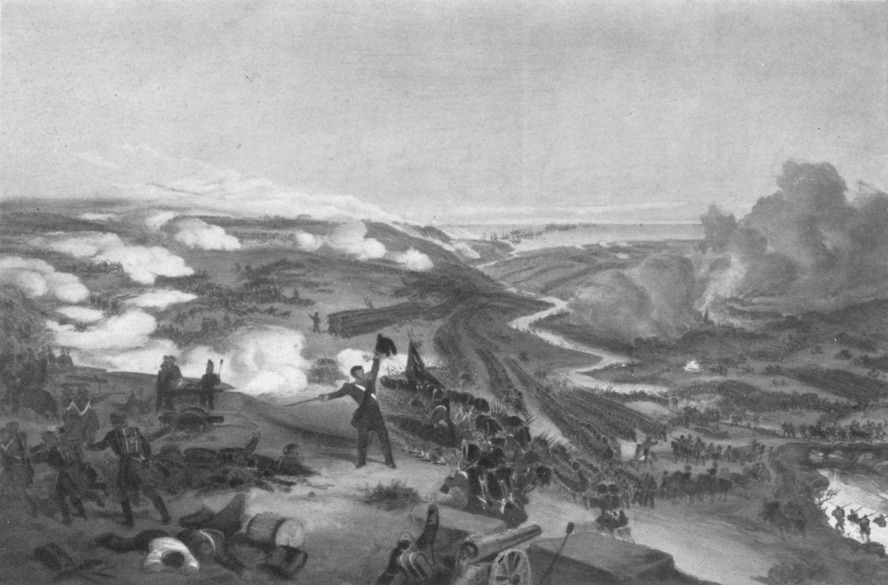 阿尔玛战役，1855年，1909年 作者 威廉·克里米亚·辛普森