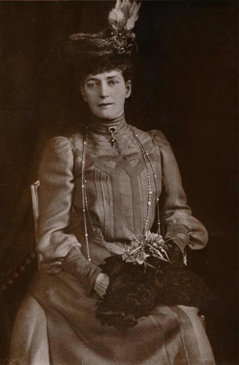 亚历山德拉（Alexandra），英国爱德华七世国王皇后，1905年 作者 威廉·斯拉德·斯图尔特