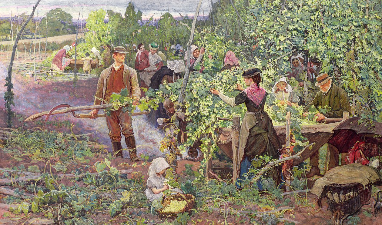 Hop Pickers，c.1870 作者 威廉·斯莫特