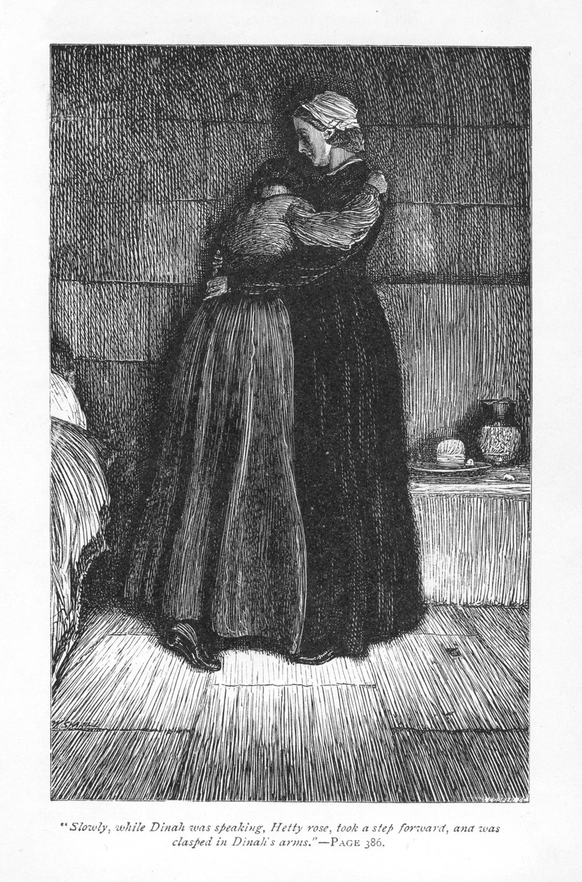 亚当·贝德（George Eliot）的场景，摄于1885年 作者 威廉·斯莫特