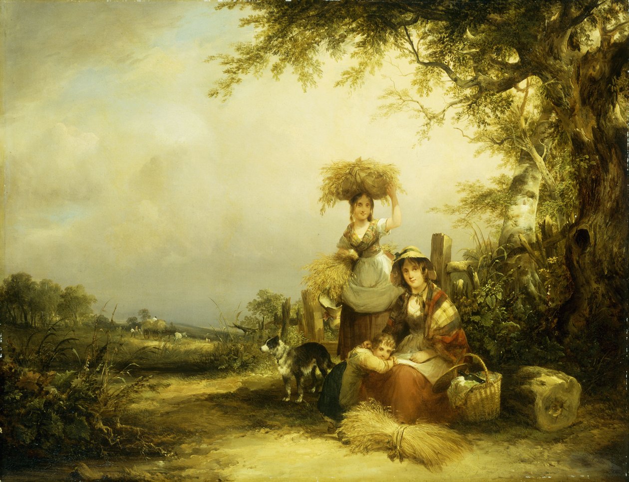 The Gleaners-雪莉，汉斯， 作者 威廉·斯尼尔沙耶尔