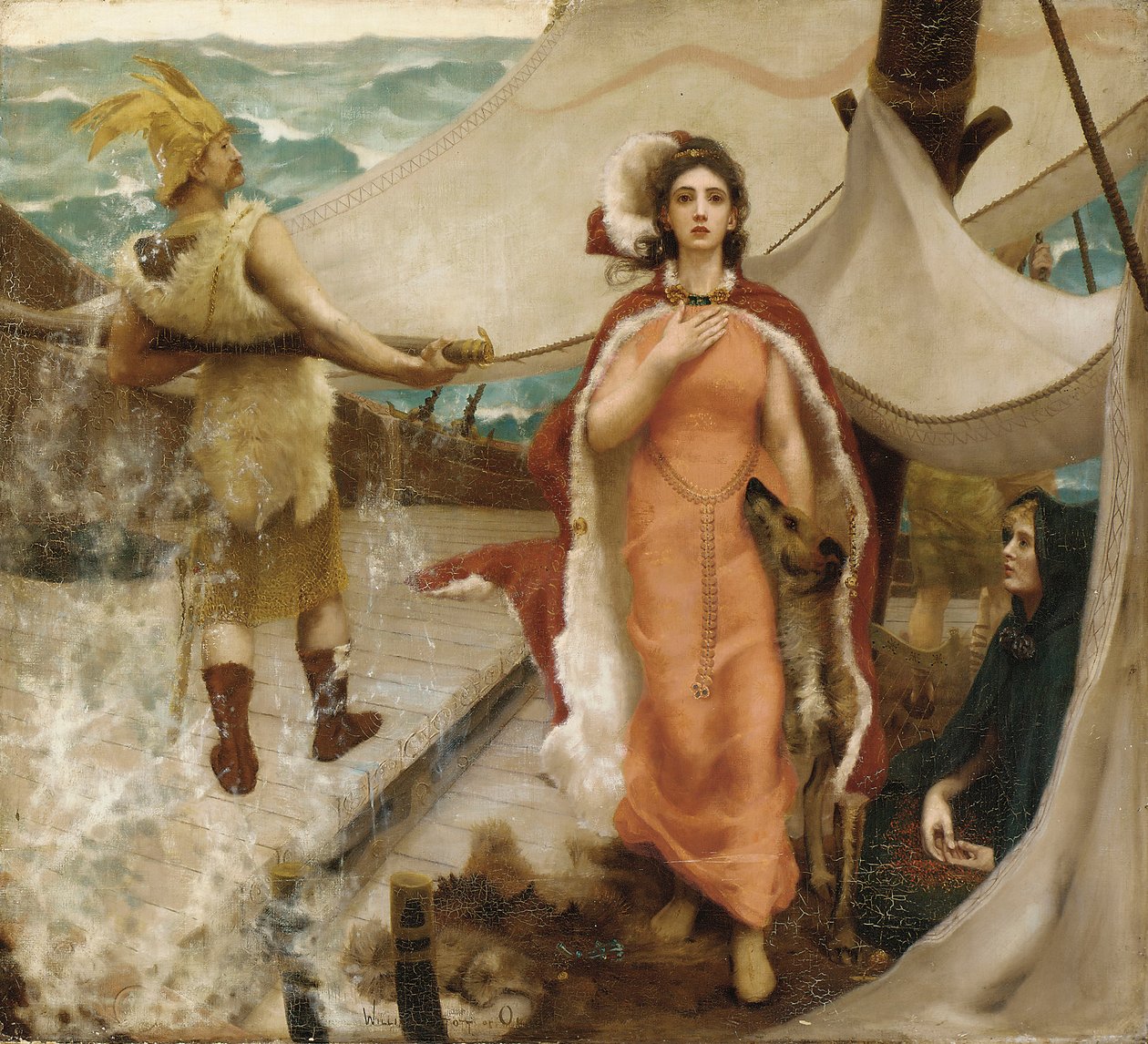 伊瑟尔女王（Queen Iseult），1891年 作者 威廉·斯托特