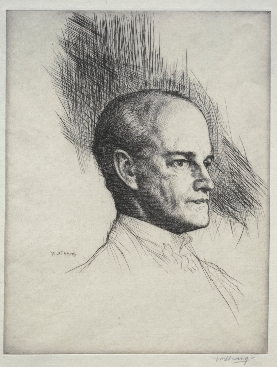 约翰·加尔斯沃西（John Galsworthy），1920年。 作者 威廉·斯特兰德