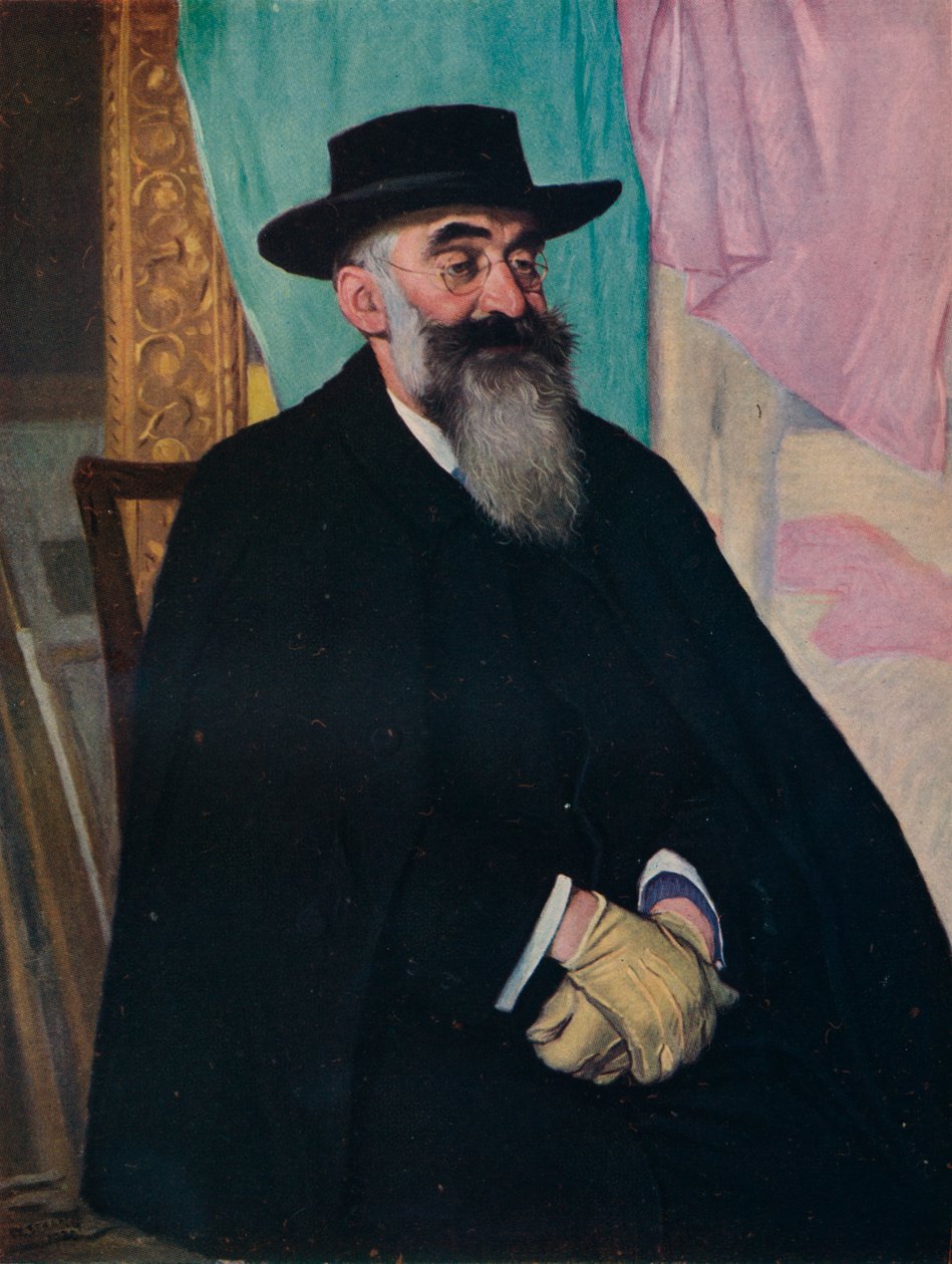 Lucien Pissarro的肖像，Esq，1920年 作者 威廉·斯特兰德