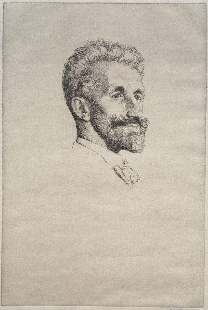 罗伯特·邦丁·坎宁安·格雷厄姆（Robert Bontine Cunningham Graham），1898年。 作者 威廉·斯特兰德