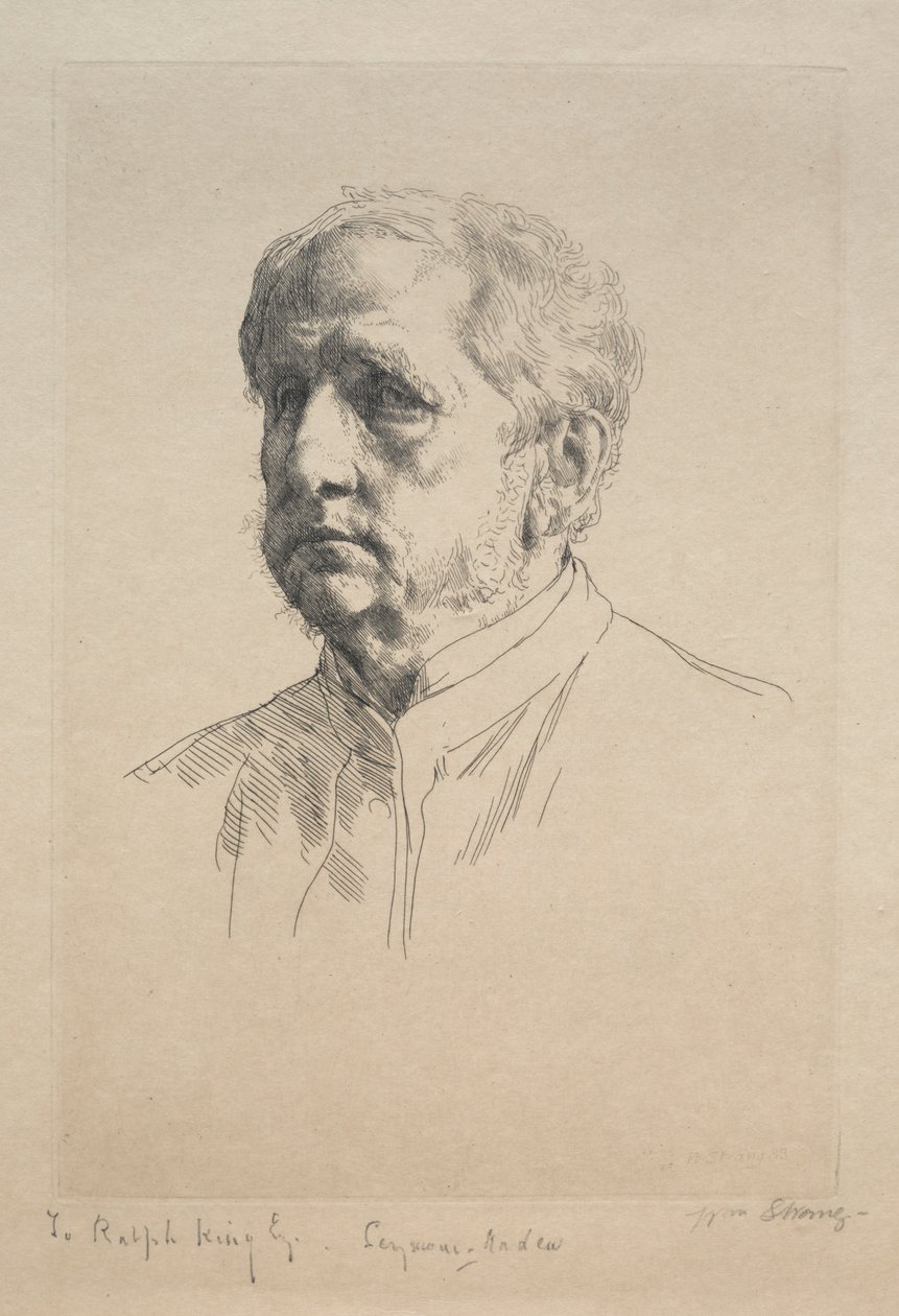 弗朗西斯·西摩·哈登爵士，1883年。 作者 威廉·斯特兰德