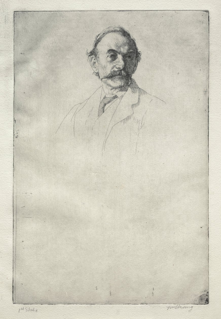 托马斯·哈迪（Thomas Hardy），1893年第1号。 作者 威廉·斯特兰德