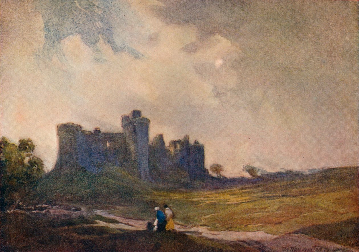 即将来临的风暴，卡鲁城堡，c1913 1914-1915 作者 威廉·塔顿·温特