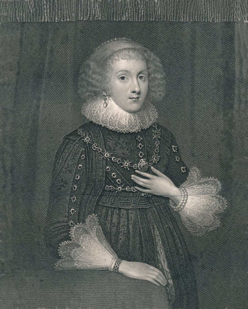 彭布罗克伯爵夫人玛丽·西德尼（Mary Sidney），十九世纪初。 作者 威廉·托马斯·弗莱