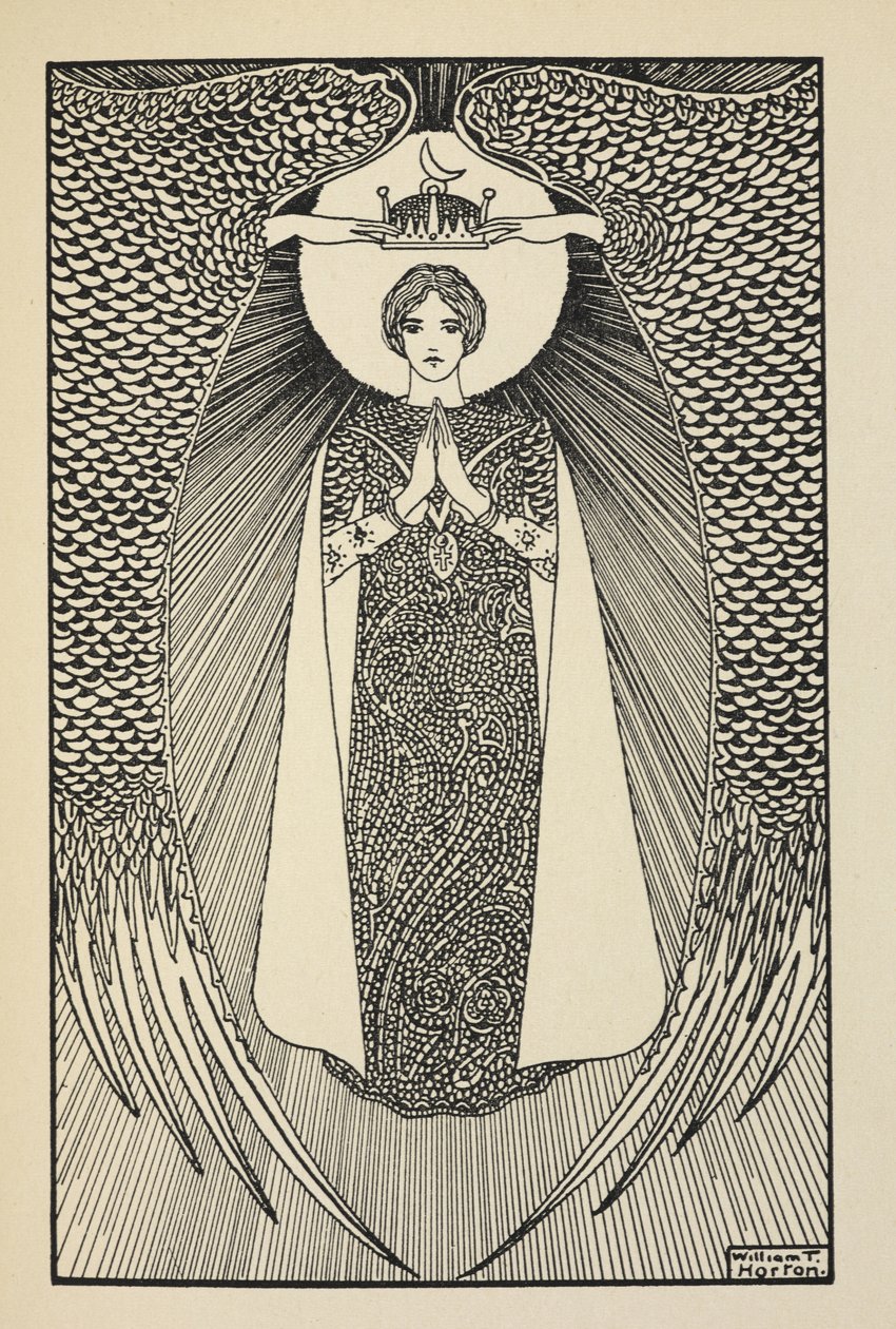 Assumptio，选自 "图像之书，由 W. B. Yeats 介绍 "的图版 59 作者 威廉·托马斯·霍顿