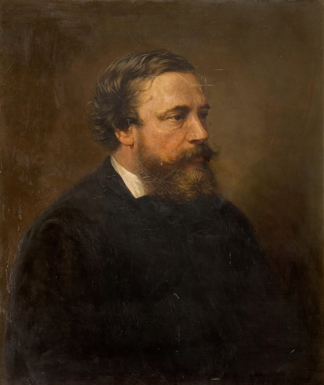 约翰-萨克雷-邦斯1828-1899年的肖像，1879年。 作者 威廉·托马斯·罗登