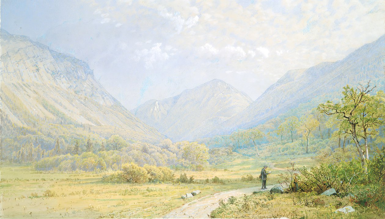 Franconia Notch，新罕布什尔州，1872年。 作者 威廉·特罗斯特·理查兹