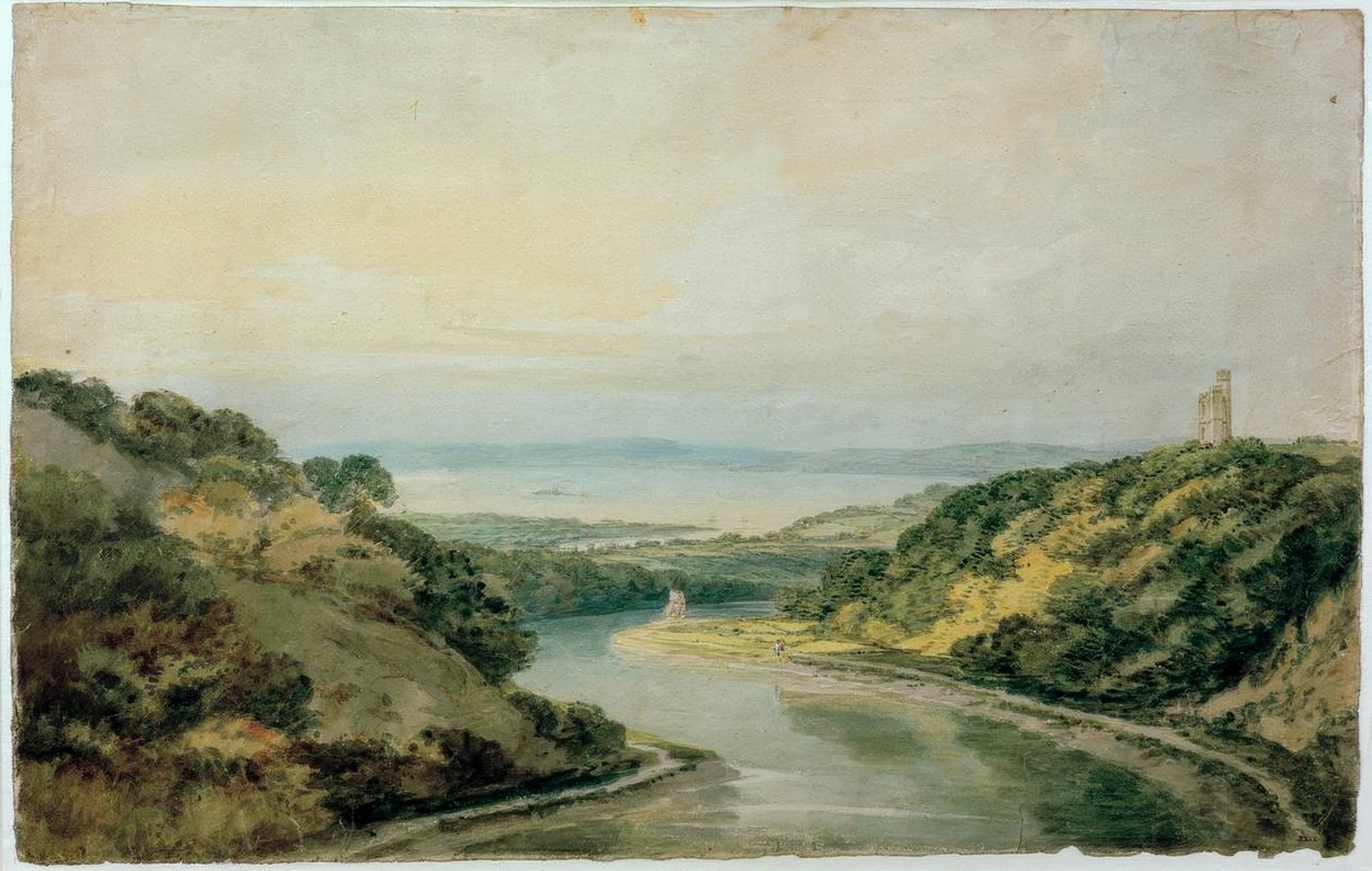 库克·弗利斯（Cooks Folly）望着布里斯托尔海峡（Bristol Channel）的雅芳峡谷（Avon Gorge） 作者 约瑟夫·马洛德·威廉·特纳