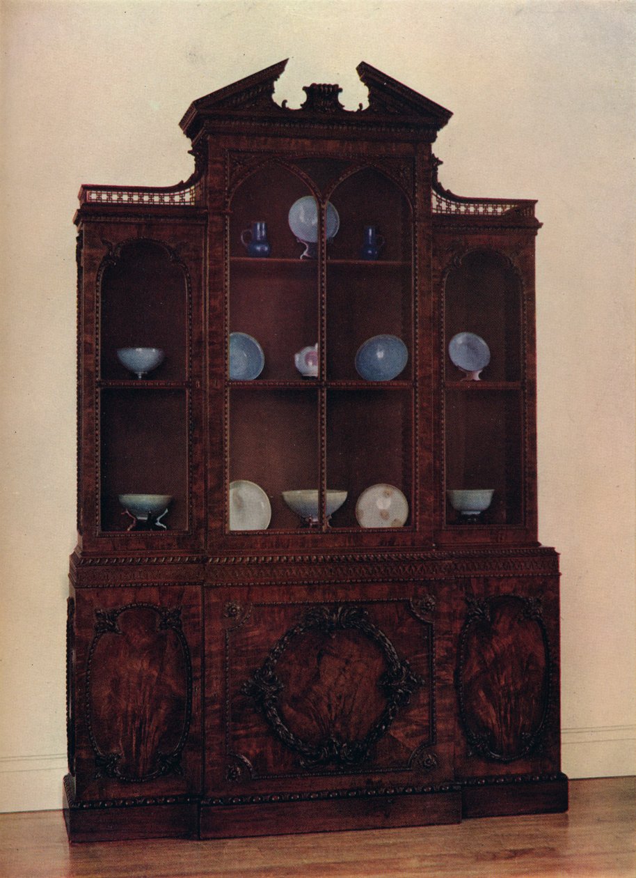 桃花心木玻璃表壳，c1760 作者 威廉·维尔