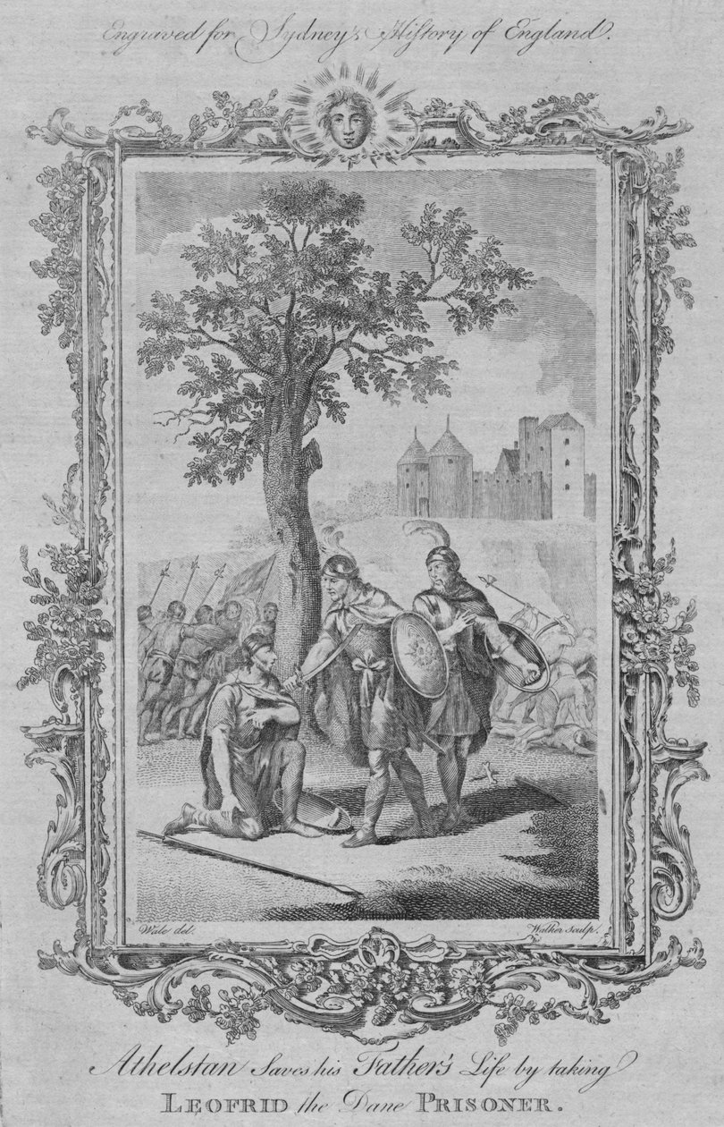 Athelstan夺取了1773年的Leofrid the Dane Prisoner，以挽救父亲的性命。 作者 威廉·沃克