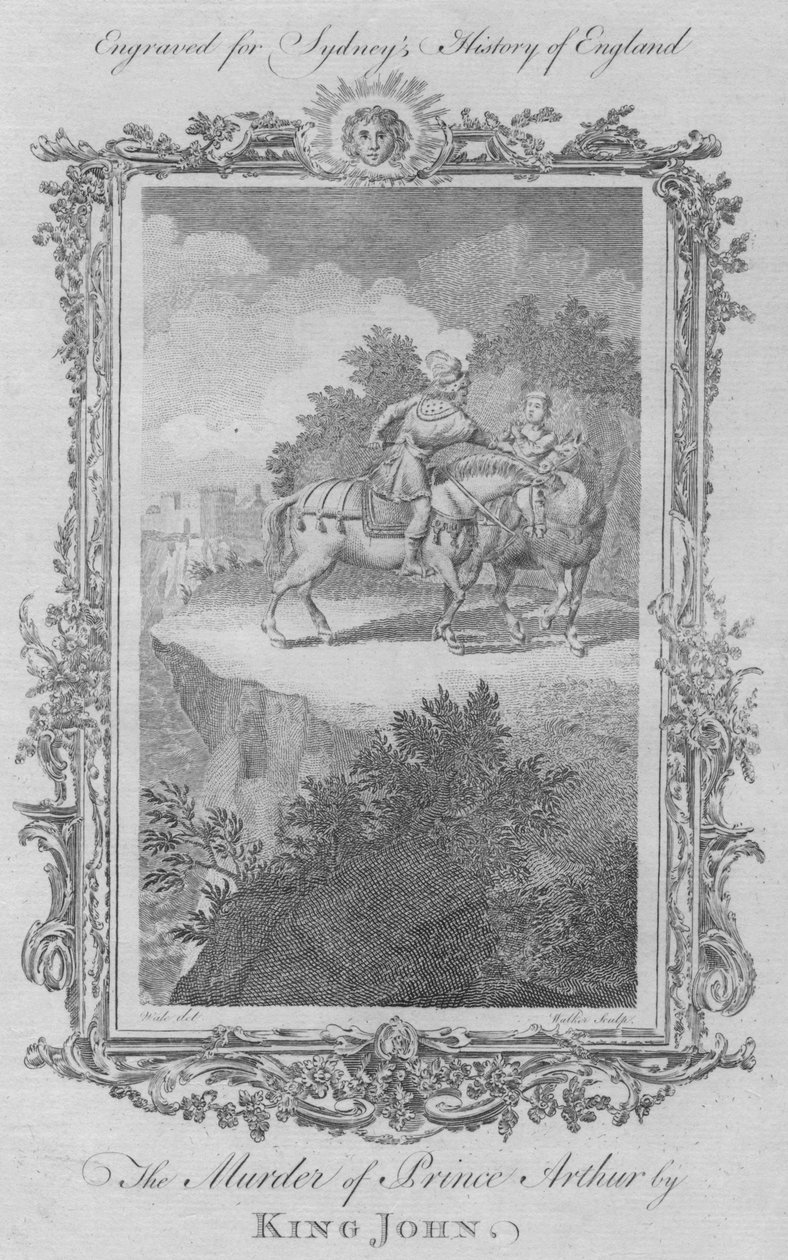 1773年，约翰国王（King John）谋杀了亚瑟王子（Prince Arthur）。 作者 威廉·沃克