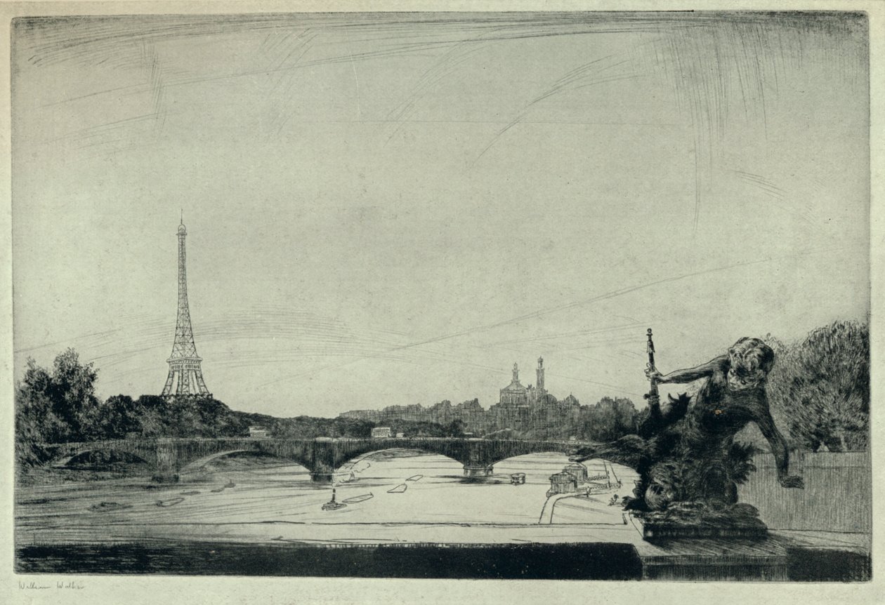 特罗卡德罗（Trocadero），1915年。 作者 威廉·沃克
