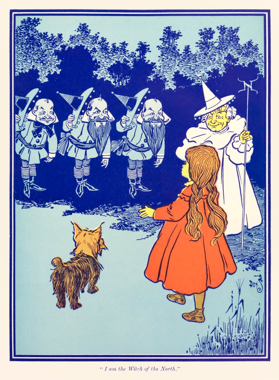 我是北方的女巫，选自弗兰克-鲍姆的《绿野仙踪》（The Wonderful Wizard of Oz）。 作者 威廉·华莱士·丹斯洛