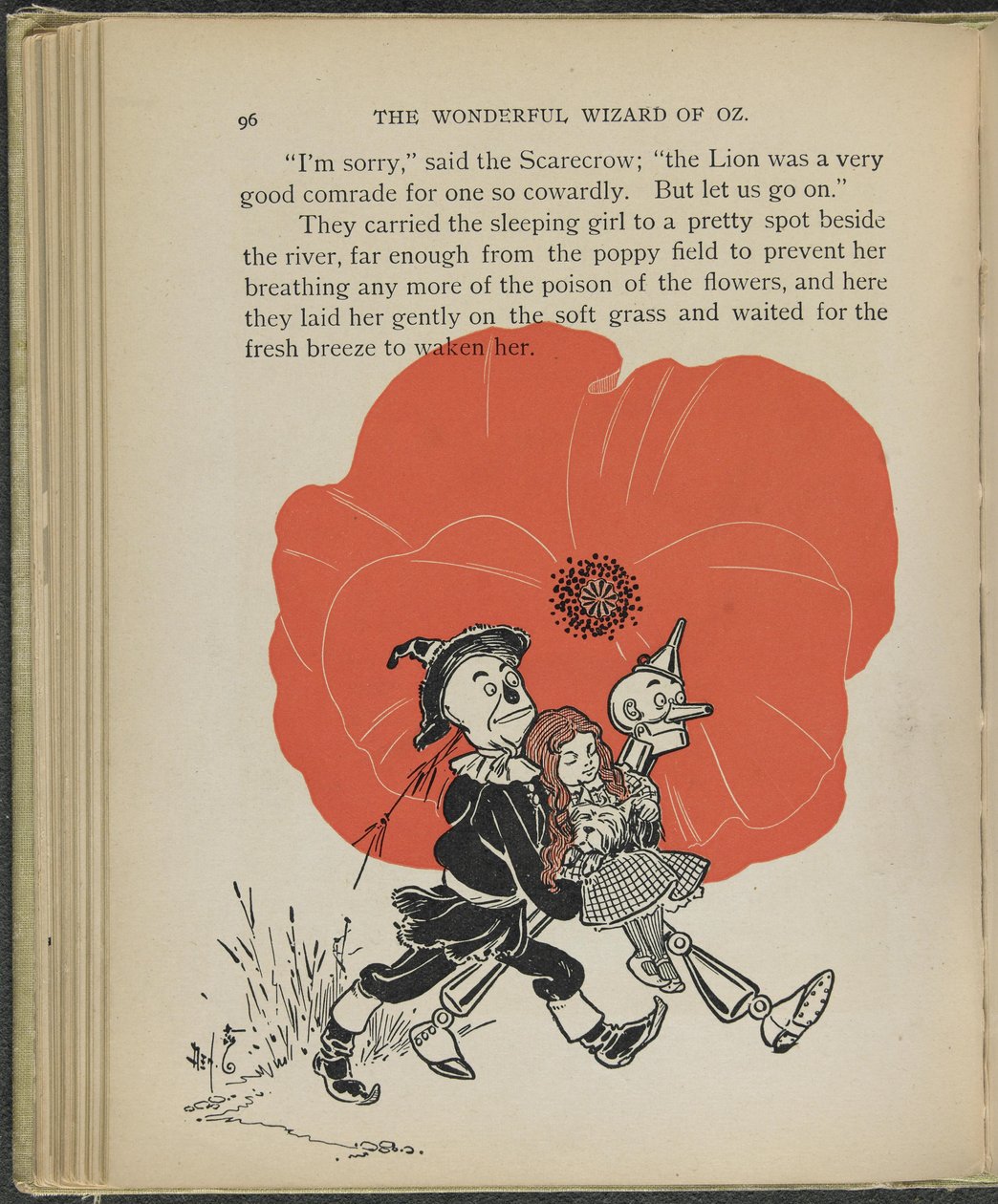 莱曼-弗兰克-鲍姆《绿野仙踪》插图 作者 威廉·华莱士·丹斯洛