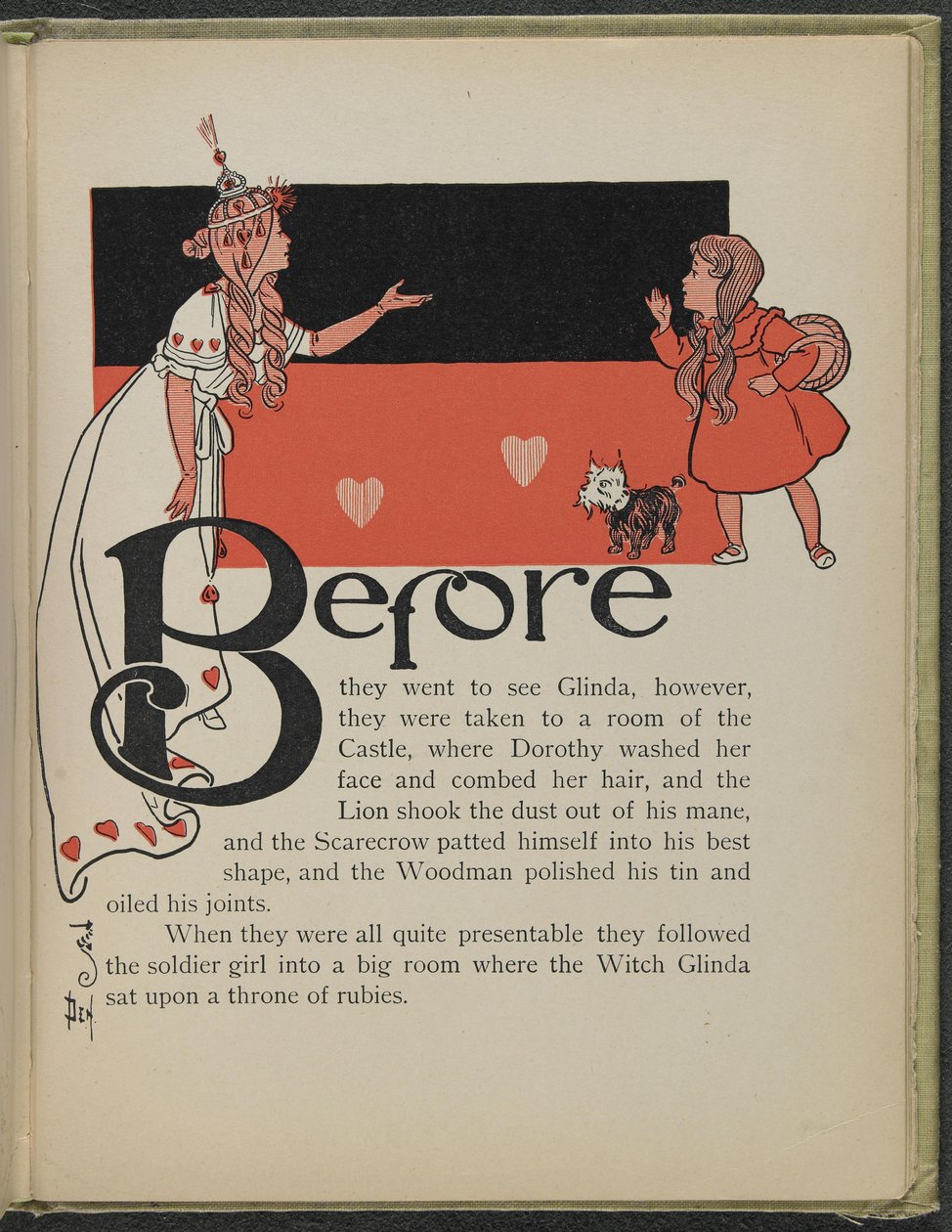 莱曼-弗兰克-鲍姆《绿野仙踪》插图 作者 威廉·华莱士·丹斯洛