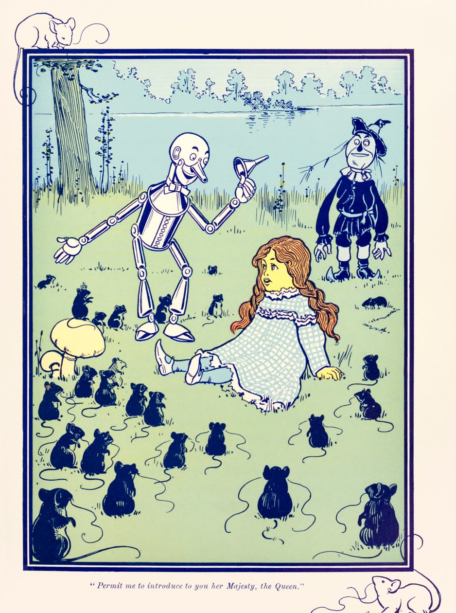 ？请允许我向你介绍女王陛下。来自？绿野仙踪？作者：L。Frank Baum 作者 威廉·华莱士·丹斯洛