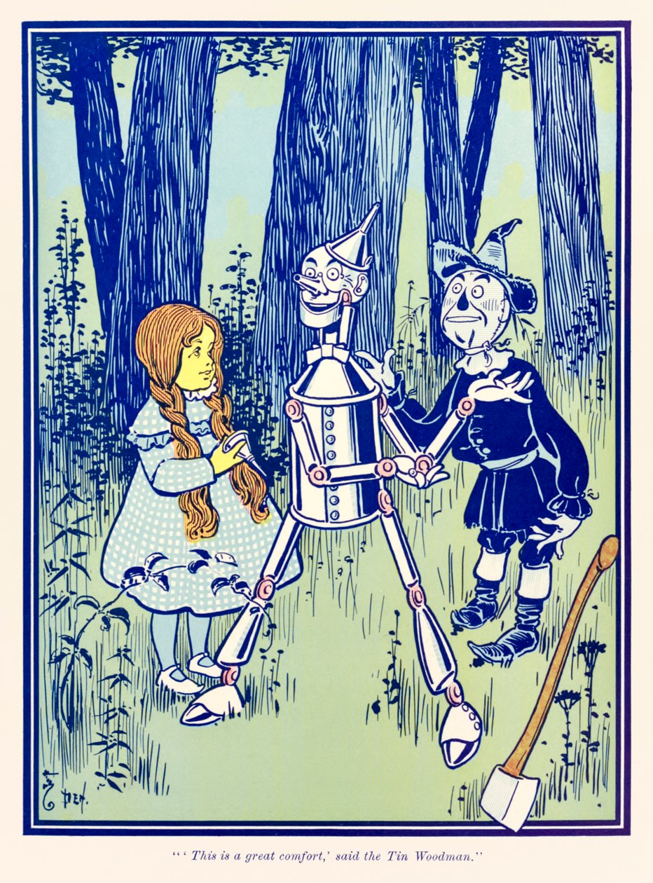 这是一个很大的安慰，？锡樵夫说。来自？绿野仙踪？作者：L。Frank Baum 作者 威廉·华莱士·丹斯洛
