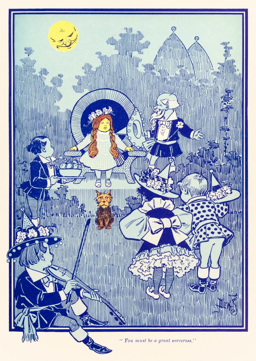 你一定是个伟大的女巫。来自？绿野仙踪？作者：L。Frank Baum 作者 威廉·华莱士·丹斯洛