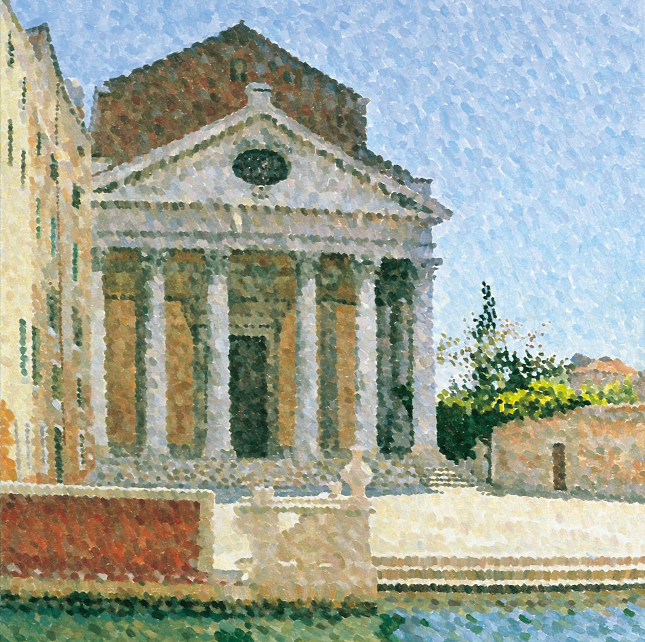 圣尼古拉·德·托伦蒂尼，威尼斯，2001年（布面油画） 作者 威廉·威尔金斯