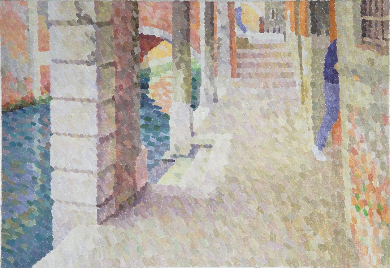 Sotoportego Panada，威尼斯，2011年（布面油画） 作者 威廉·威尔金斯