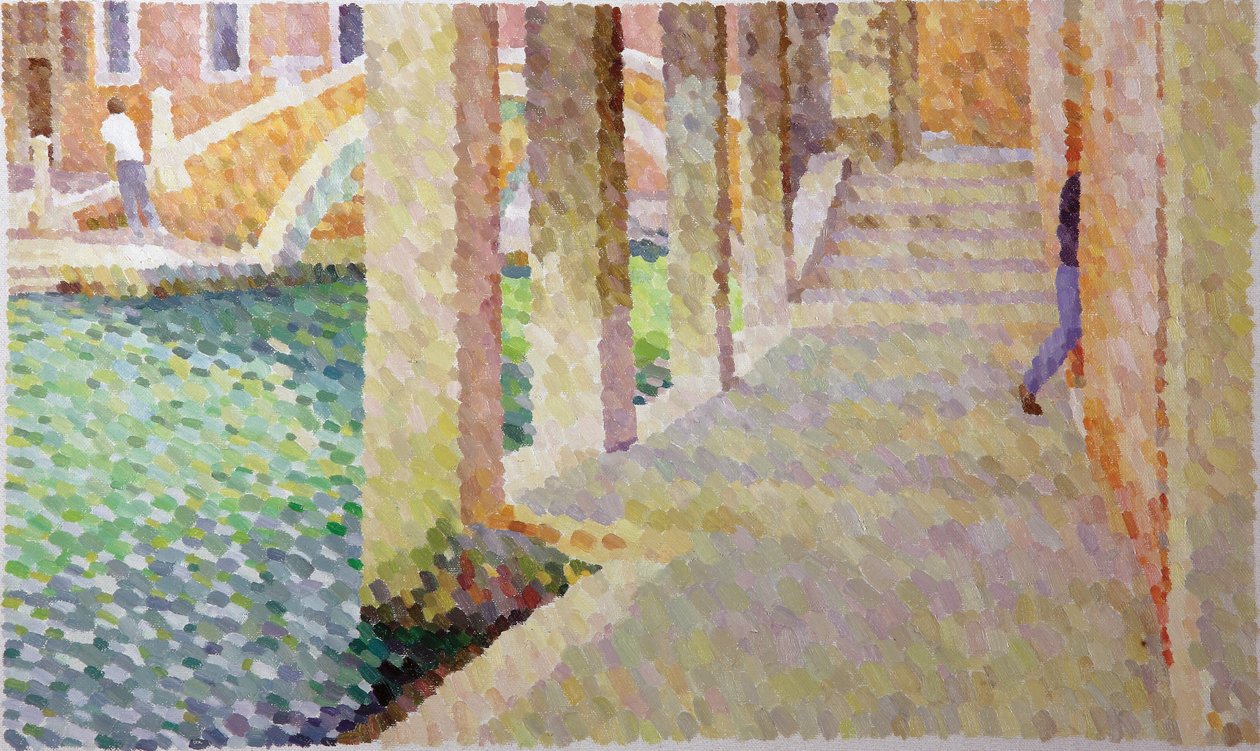 Sotoportego del Traghetto，2011年（布面油画） 作者 威廉·威尔金斯