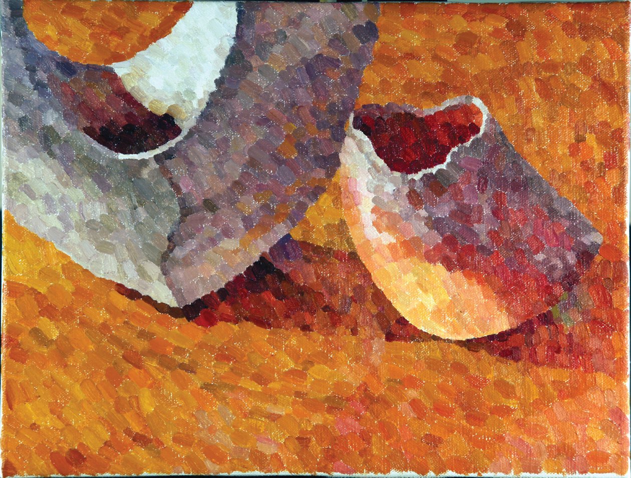 静物，小山（Koyama）船，2014年（布面油画） 作者 威廉·威尔金斯