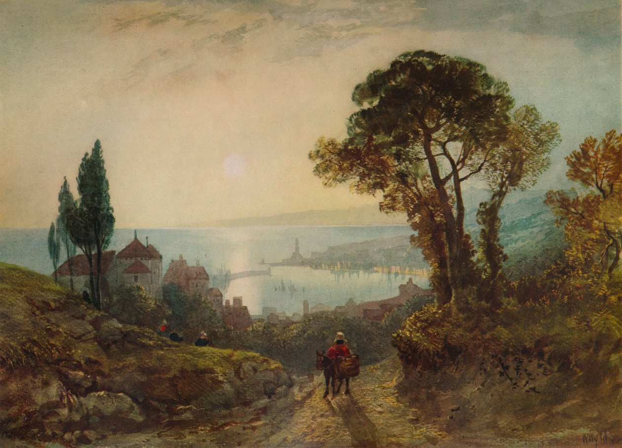海港景色，c1859，1938年 作者 威廉·怀尔德