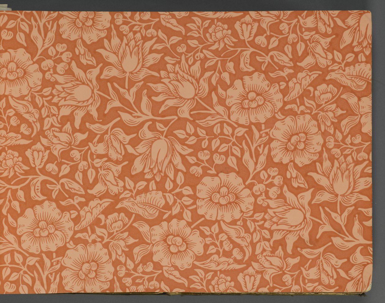 壁纸样本书，1917年前（印刷品）。 作者 威廉和莫里斯公司