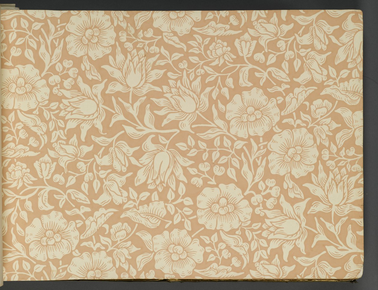 壁纸样本书，1917年前（印刷品）。 作者 威廉和莫里斯公司