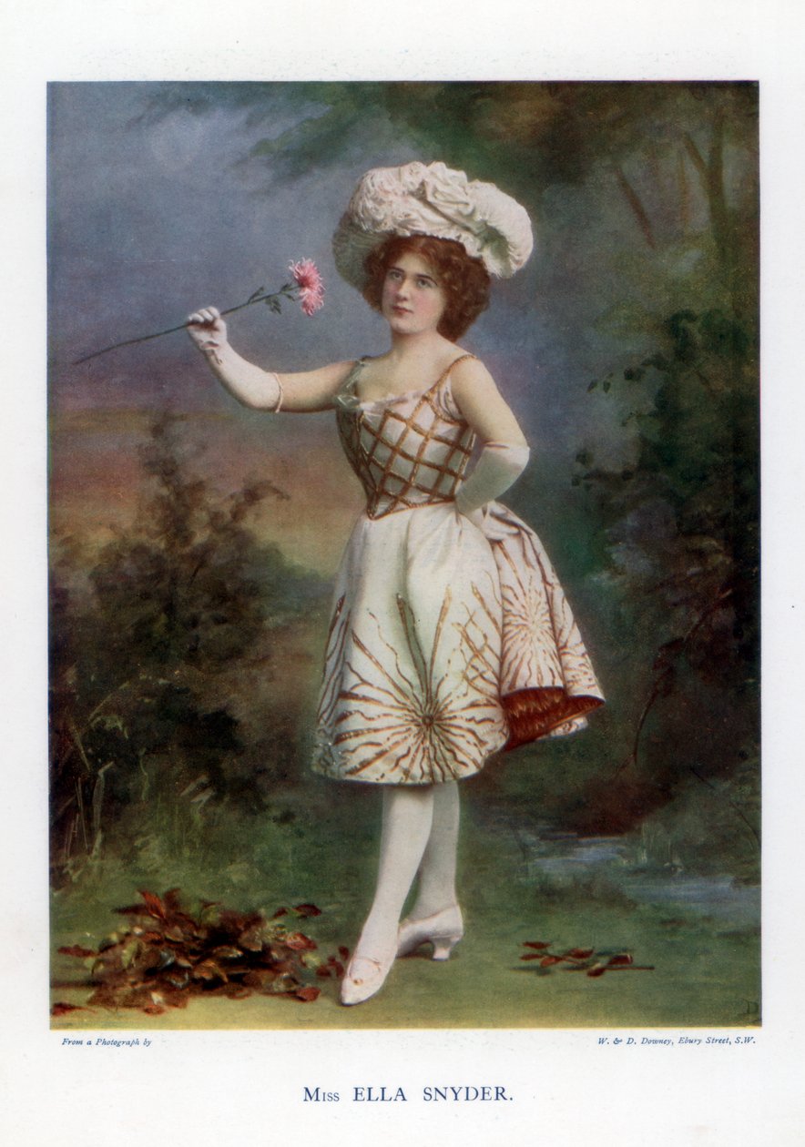 艾拉·斯奈德（Ella Snyder），女演员，1901年。 作者 威廉和丹尼尔唐尼