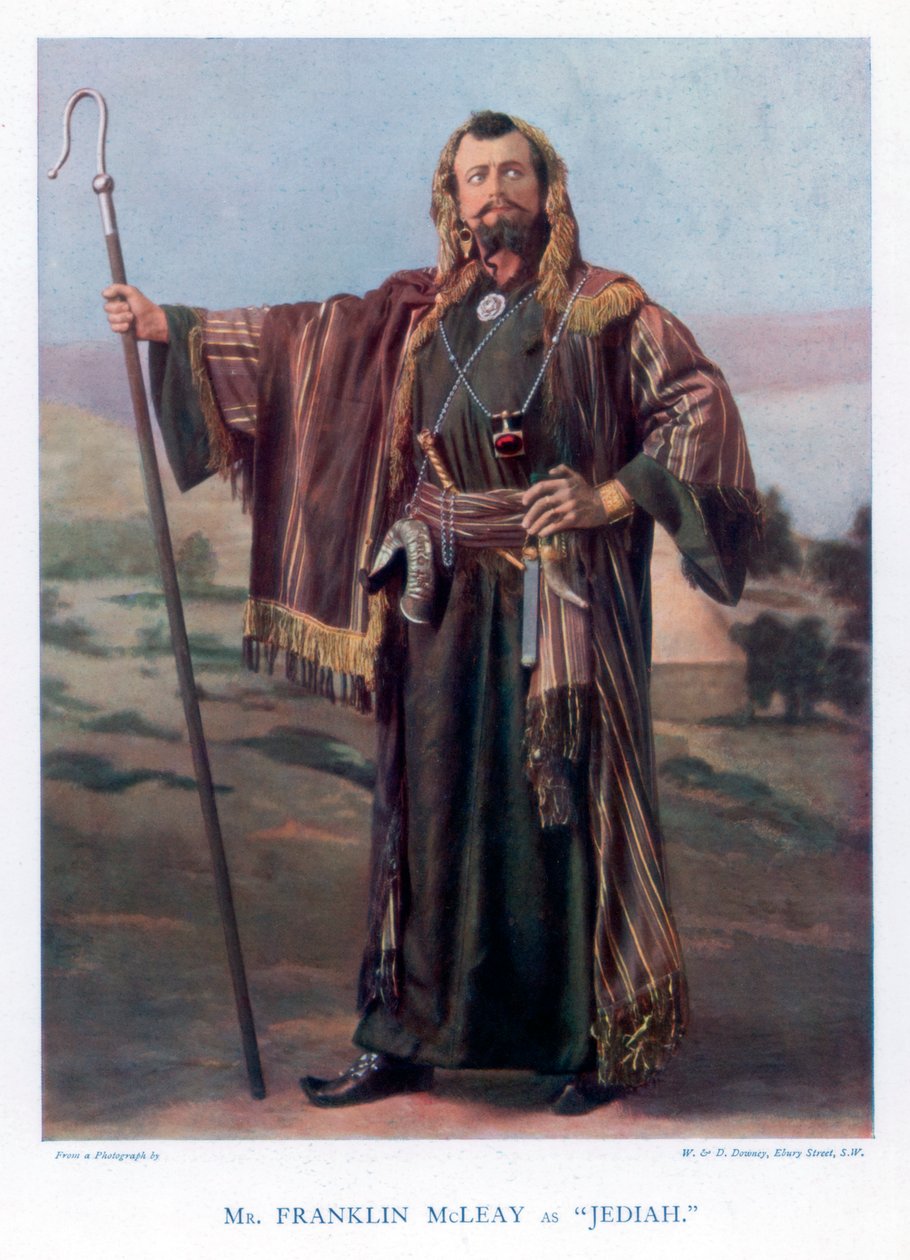 富兰克林·麦克莱（Franklin McLeay），加拿大演员，1901年。 作者 威廉和丹尼尔唐尼