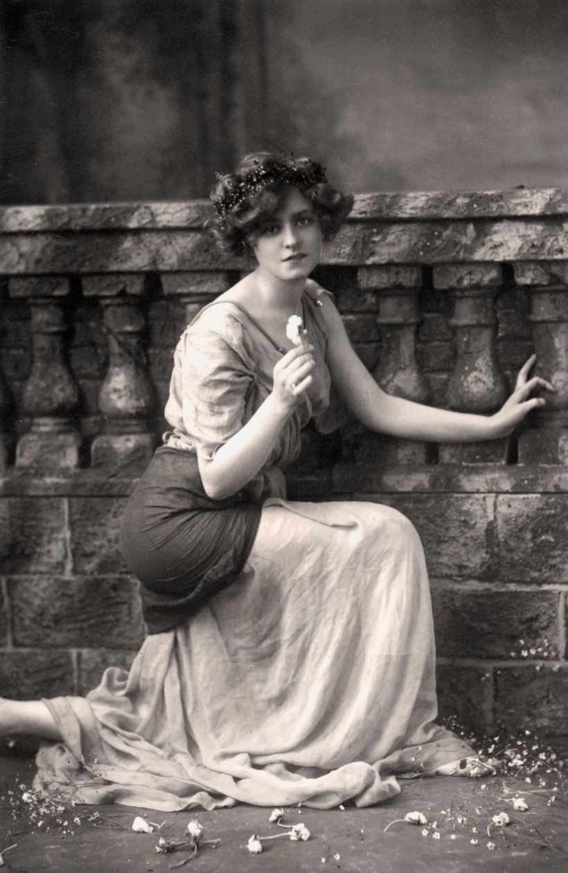 加布里埃尔·雷（Gabrielle Ray）1883-1973年，英国女演员，1900年代。 作者 威廉和丹尼尔唐尼
