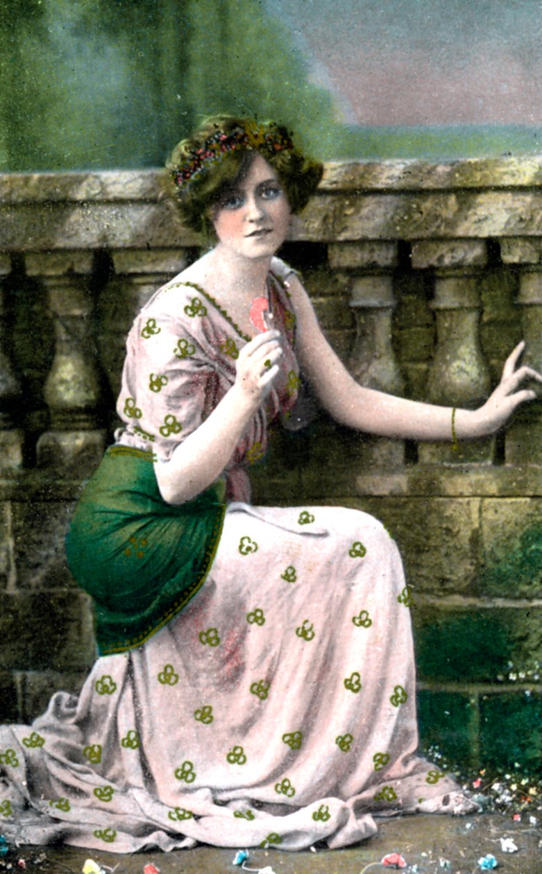 加布里埃尔·雷（Gabrielle Ray）1883-1973年，英国女演员，二十世纪初。 作者 威廉和丹尼尔唐尼