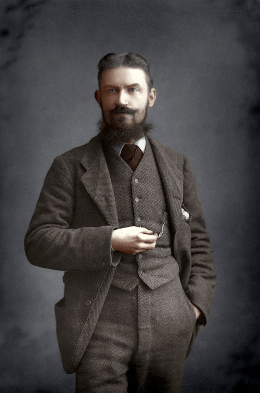 乔治·伯纳德·萧（George Bernard Shaw），爱尔兰戏剧家，评论家和法比安，1893年。 作者 威廉和丹尼尔唐尼