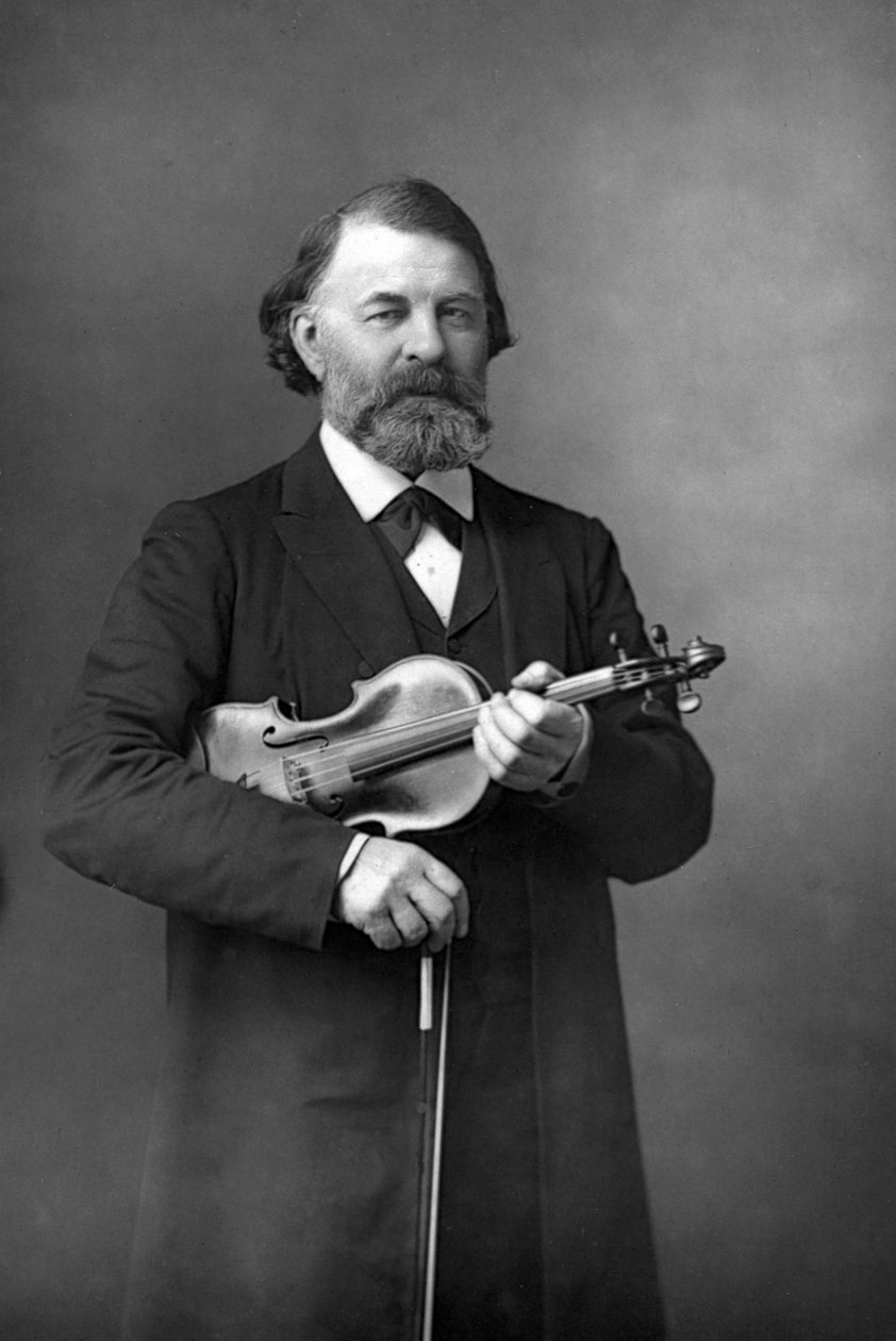 约瑟夫·约阿希姆（Joseph Joachim）1831-1907年，匈牙利小提琴手，指挥和作曲家，1890年。 作者 威廉和丹尼尔唐尼