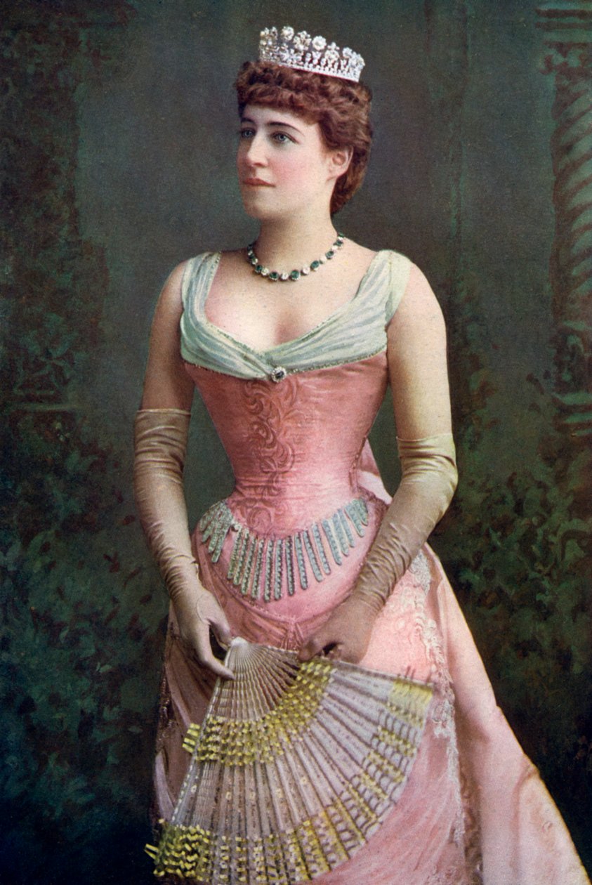 Lillie Langtry 1853-1929，英国女演员，1899-1900。 作者 威廉和丹尼尔唐尼