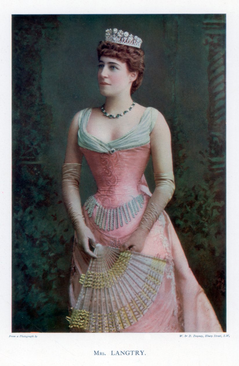 Lillie Langtry，英国女演员，1901年。 作者 威廉和丹尼尔唐尼