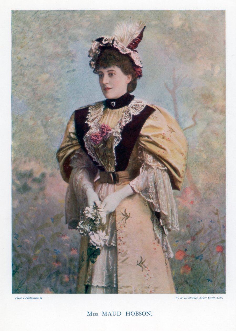 莫德·霍布森（Maud Hobson），女演员，1901年。 作者 威廉和丹尼尔唐尼