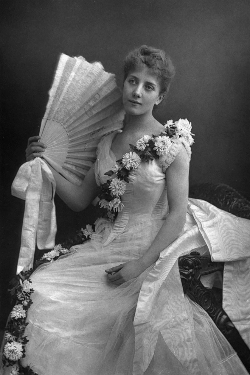 女演员毛德·米利特（Maude Millett），1890年。 作者 威廉和丹尼尔唐尼